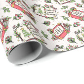 Weihnachtsbücher Geschenkpapier (Rolleneckpunkt)