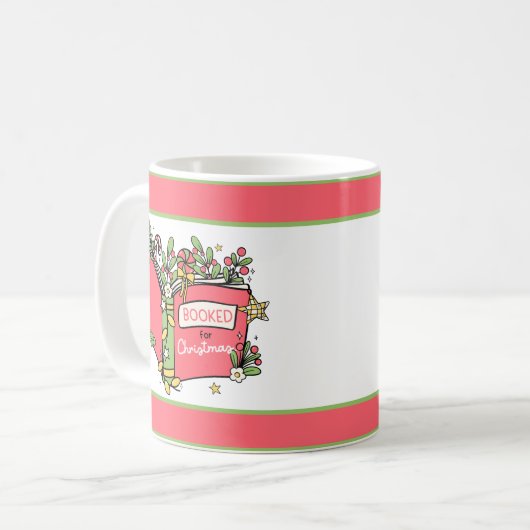 Weihnachtsbücher lesen kaffeetasse (Vorderseite Links)