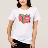 Weihnachtsbücher lesen Tri-Blend shirt (Vorderseite)