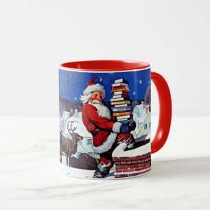 Weihnachtsbücher liefern tasse