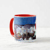 Weihnachtsbücher liefern tasse (Vorderseite Links)