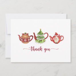 Weihnachtsbücher, Party Dankeskarte