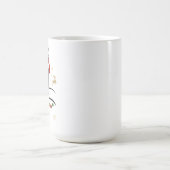 Weihnachtsbuchstabe J Alphabet Kaffeetasse (Mittel)