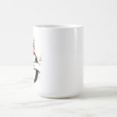 Weihnachtsbuchstabe O Alphabet  Kaffeetasse (Mittel)