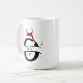 Weihnachtsbuchstabe O Alphabet  Kaffeetasse (Vorderseite Links)