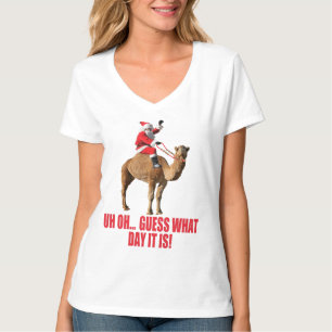 Weihnachtsbuckel-Tageskamel 2013 und Sankt-T - T-Shirt