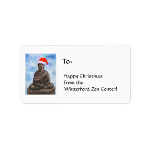 Weihnachtsbuddha II Labels Adressaufkleber