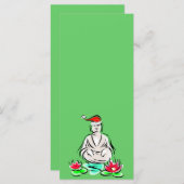 WeihnachtsBuddha zeichnend (Vorne/Hinten)