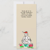 WeihnachtsBuddha zeichnend (Vorderseite)