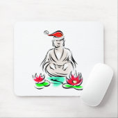 Weihnachtsbuddhazeichnen Mousepad (Mit Mouse)