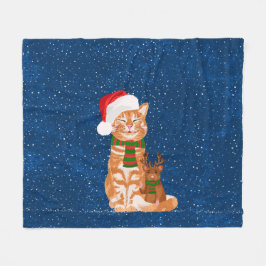 Weihnachtsbuddies Fleecedecke