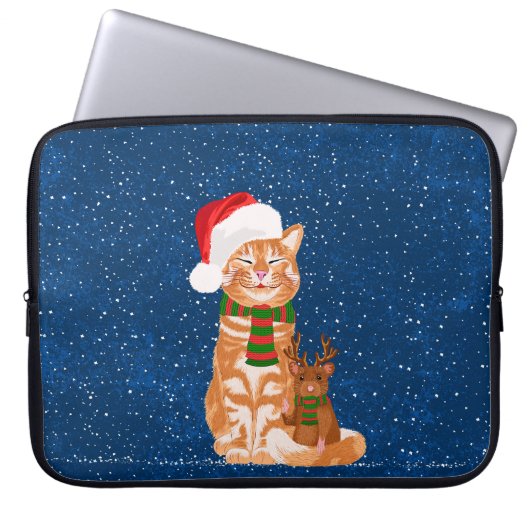 Weihnachtsbuddies Laptopschutzhülle (Vorderseite)