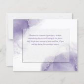 Weihnachtsbudget Abstrakt Lila Winterbaum (Rückseite)