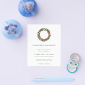 Weihnachtsbudget Einfache Hochzeit Flyer (Einzeln)