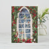 Weihnachtsbudget Feiertagskarte (Stehend Vorderseite)