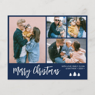 Weihnachtsbudget Foto Collage Urlaub Flyer