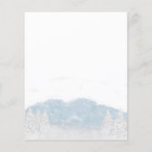 Weihnachtsbudget Kinderdusche Einladung (Rückseite)