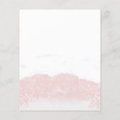 Weihnachtsbudget Kinderdusche Einladung (Rückseite)