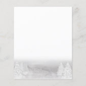 Weihnachtsbudget Kinderdusche Einladung (Rückseite)