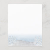 Weihnachtsbudget Kinderdusche Einladung (Rückseite)