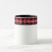 Weihnachtsbüffalo Kariert und Evergreen Tasse (Zentrum)