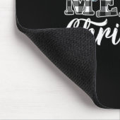 Weihnachtsbüffel Schwarz und Weiß Kariert für Männ Mousepad (Ecke)