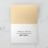 Weihnachtsbühne im Winterwald Feiertagskarte (Innenseite)