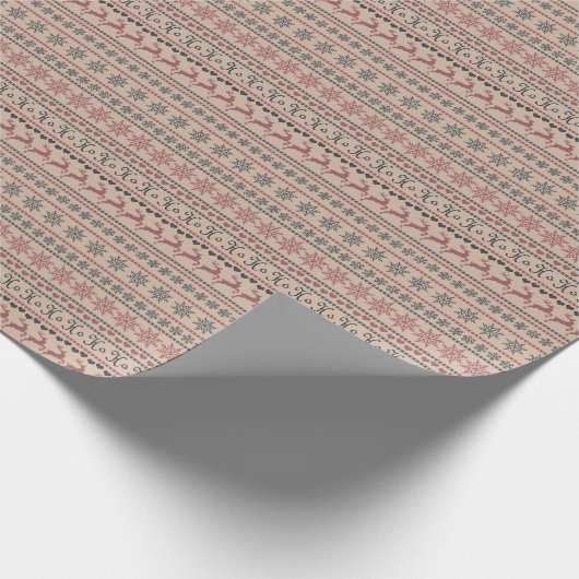 Weihnachtsbühnen Geschenkpapier (Ecke)