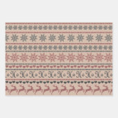 Weihnachtsbühnen Geschenkpapier Set (Vorderseite 2)