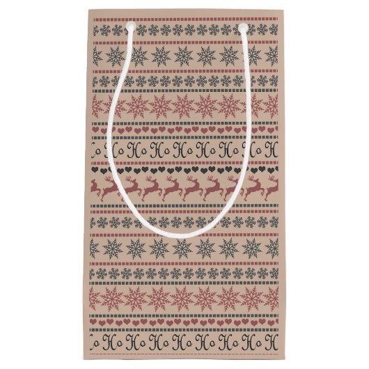 Weihnachtsbühnen Kleine Geschenktüte (Vorderseite)