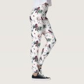 Weihnachtsbullfinch Leggings (Rechts)