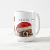 Weihnachtsbullhunde Kaffeetasse (VorderseiteRechts)