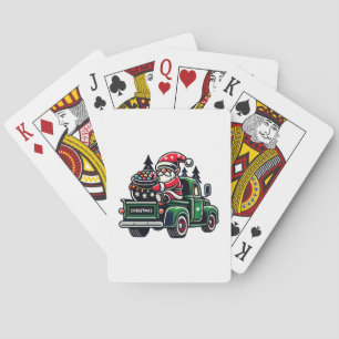 Weihnachtsbummel auf dem Lieferwagen Spielkarten