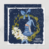 Weihnachtsbummel auf der Weihnachtskarte von Wraat (Vorne/Hinten)