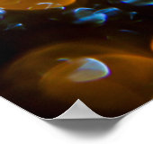 Weihnachtsbummel, festlicher Hintergrund. Poster (Ecke)
