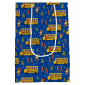 Weihnachtsbummel-Lebkuchen-Wachposten Mittlere Geschenktüte (Rückseite)