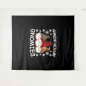 Weihnachtsbummel mit meinen Gnomen Wandteppich (Vorderseite (Horizontal))