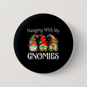 Weihnachtsbummel mit meiner Gnome Familie Pajamas Button