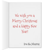 Weihnachtsbummel mit Presents Tree Personalisiert  (Innen (Rechts))