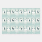 Weihnachtsbummel - Set von 3 Geschenkpapier Set (Vorderseite 2)