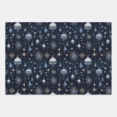 Weihnachtsbummel - Set von 3 Geschenkpapier Set (Vorderseite)