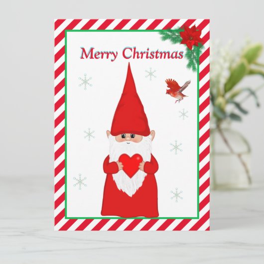 Weihnachtsbummel und Niedliche Weihnachtskarte (Stehend Vorderseite)