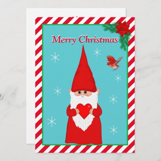 Weihnachtsbummel und Niedliche Weihnachtskarte (Vorne/Hinten)