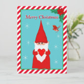 Weihnachtsbummel und Niedliche Weihnachtskarte (Stehend Vorderseite)