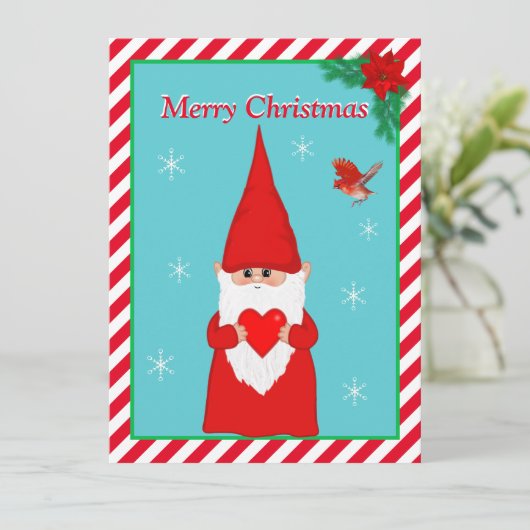 Weihnachtsbummel und Niedliche Weihnachtskarte (Stehend Vorderseite)