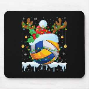 Weihnachtsbummel Weihnachtsmannmütze Xmas Lights R Mousepad