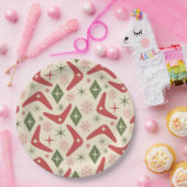 Weihnachtsbummler aus dem Mittelalter mit Diamante Pappteller (Party)