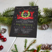 Weihnachtsbundle Joy Baby Shower Einladung