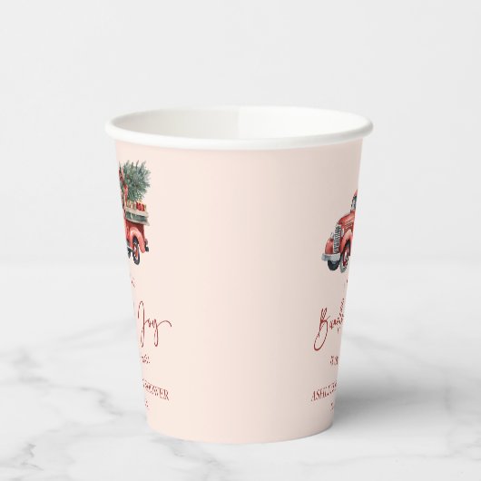 Weihnachtsbundle mit der Weihnachtsdusche Pappbecher (Links)