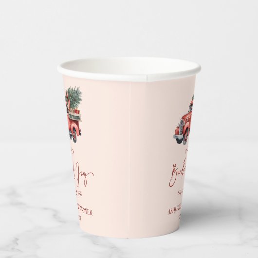 Weihnachtsbundle mit der Weihnachtsdusche Pappbecher (Rechts)